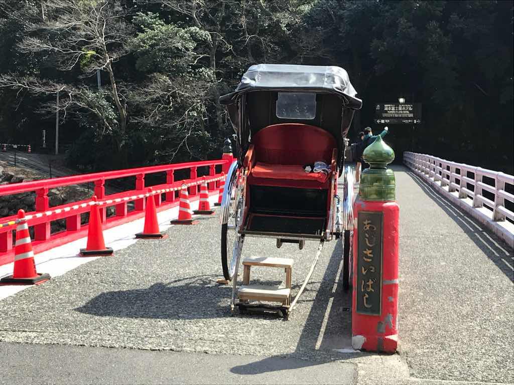 箱根湯本、人力車